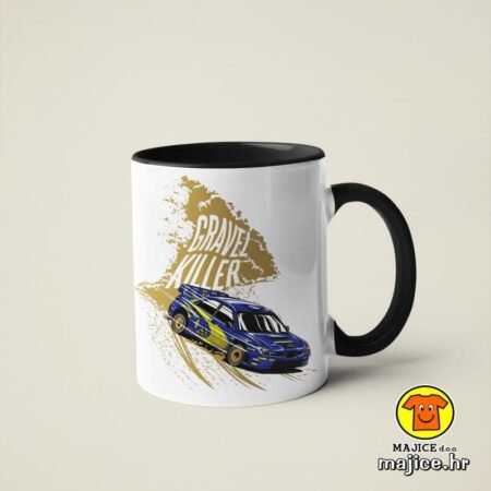 AUTOMOBIL GRAVEL KILLER | šalica s natpisom