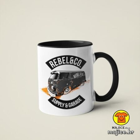 AUTOMOBIL REBEL AND CO SUPPLY GARAGE | šalica s natpisom