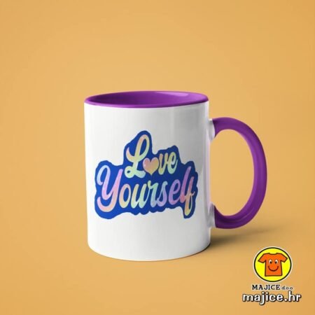 LOVE YOURSELF | šalica s natpisom