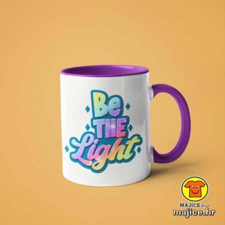 BE THE LIGHT | šalica s natpisom