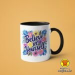 BELIVE IN YOURSELF v2 | šalica s natpisom