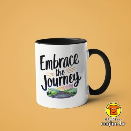 EMBRACE THE JOURNEY v3 | šalica s natpisom