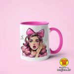 POPART GIRL v7 | šalica s natpisom