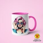 POPART GIRL v14 | šalica s natpisom