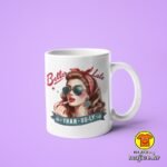 BETTER LATE THAN UGLY v2 | šalica s natpisom