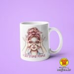 I SEE STUPID PEOPLE v1 | šalica s natpisom