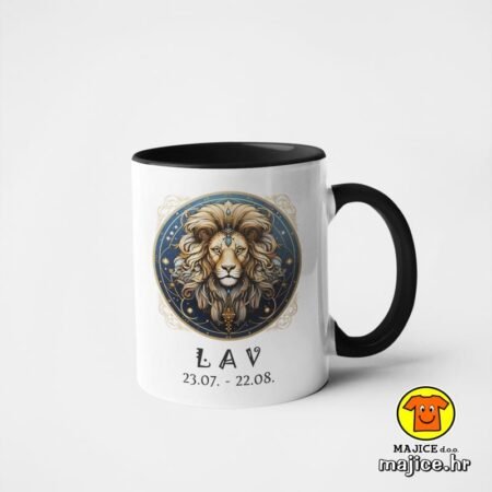 LAV HOROSKOP v1 | šalica s natpisom