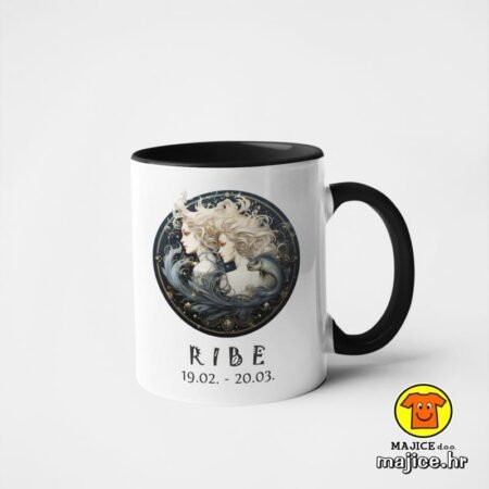 RIBE HOROSKOP v1 | šalica s natpisom