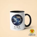 RIBE HOROSKOP v2 | šalica s natpisom