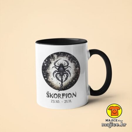 ŠKORPION HOROSKOP v2 | šalica s natpisom