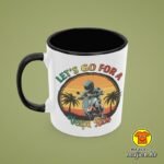 LET`S GO FOR A VESPA RIDE v1 | šalica s natpisom