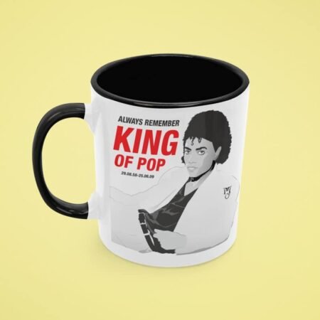 MICHAEL JACKSON v2 šalica s natpisom