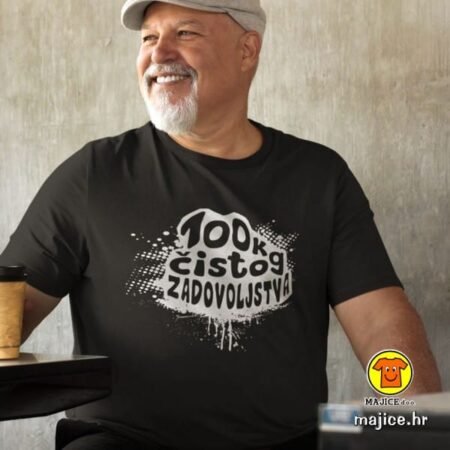 100kg ČISTOG ZADOVOLJSTVA | majica s natpisom