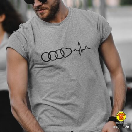 AUDI SRCE OTKUCAJ | majica s natpisom