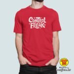 CONTROL FREAK majica s natpisom 00797 crna