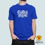 CONTROL FREAK majica s natpisom 00797 crna