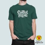 CONTROL FREAK majica s natpisom 00797 crna