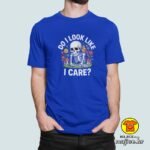 DO I LOOK LIKE I CARE majica s natpisom 00806 crna