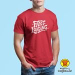 FART LOADING majica s natpisom 00791 crna