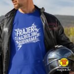 FRAJER U NAJBOLJIM GODINAMA v2 majica s natpisom 00761 crna