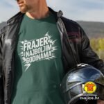 FRAJER U NAJBOLJIM GODINAMA v2 majica s natpisom 00761 crna