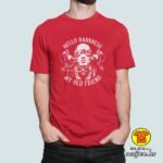 HELLO DARKNESS MY OLD FRIEND majica s natpisom 00810 crna