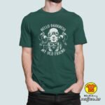 HELLO DARKNESS MY OLD FRIEND majica s natpisom 00810 crna