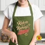 KAKVA SI U KUHINJI LIJEPA pregača s natpisom 0031 crna