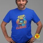 KEEP IT CLASSIC majica s natpisom 00743 crna