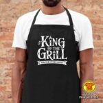 KING OF THE GRILL v2 | pregača s natpisom