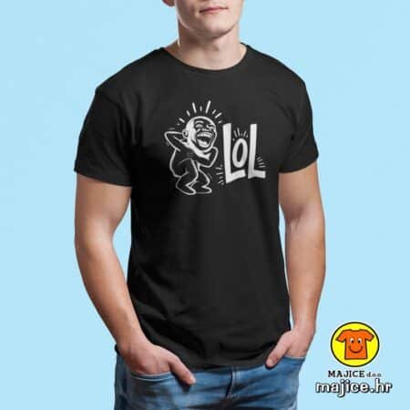 LOL v1 majica s natpisom 00794 crna