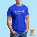 MLADOŽENJA NE ZNA ŠTO GA ČEKA majica s natpisom 00795 crna