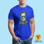 MONSTER v4 majica s natpisom 00792 crna