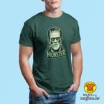 MONSTER v4 majica s natpisom 00792 crna