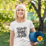 NAJBOLJA BAKA NA SVIJETU v2 ženska majica s natpisom 0240 žuta