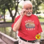 NAJBOLJI DJED v2 majica s natpisom 00742 crna