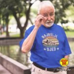 NAJBOLJI DJED v2 majica s natpisom 00742 crna