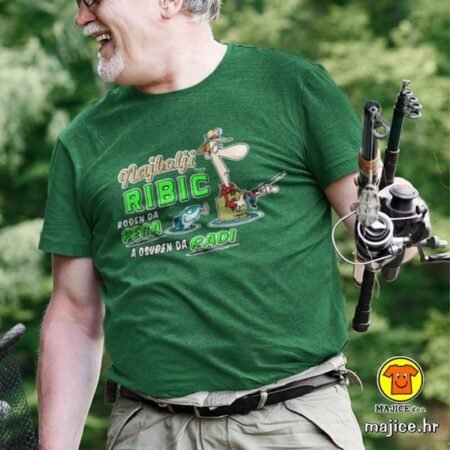 NAJBOLJI RIBIČ | majica s tiskom