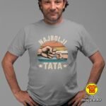 NAJBOLJI TATA v2 majica s natpisom 00741 crna