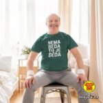 NEMA BEDA TU JE DEDA majica s natpisom 00779 crna