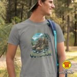 OUTDOOR LET`S GET LOST majica s natpisom 00750 bijela