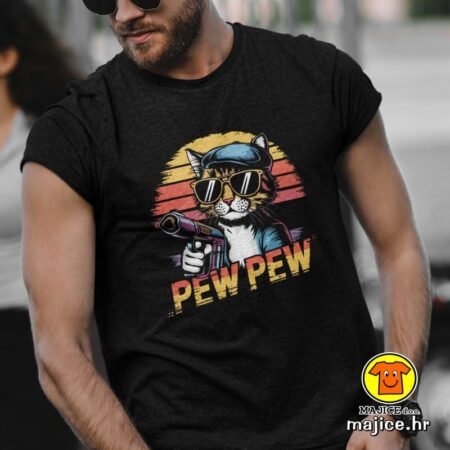 PEW PEW MAČAK | majica s natpisom