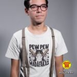 PEW PEW MADAFAKAS v2 majica s natpisom 00740 bijela