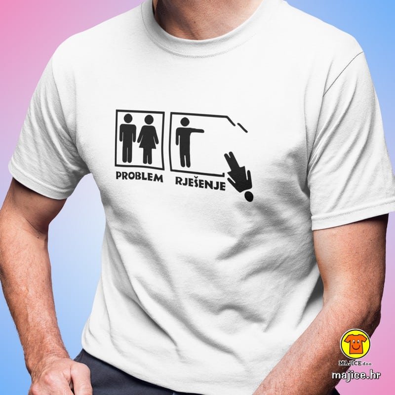 PROBLEM-RJESENJE-majica-s-natpisom-0116-bijela.jpg