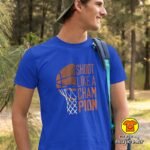 SHOOT LIKE A CHAMPION majica s natpisom 00772 CRNA