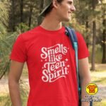 SMELLS LIKE TEEN SPIRIT majica s natpisom 00756 crna