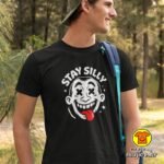 STAY SILLY | majica s natpisom crna