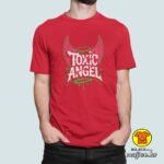 TOXIC ANGEL majica s natpisom 00804 crna