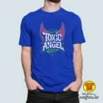 TOXIC ANGEL majica s natpisom 00804 crna