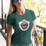 VAMPIRICA ženska majica s natpisom 0259 crvena